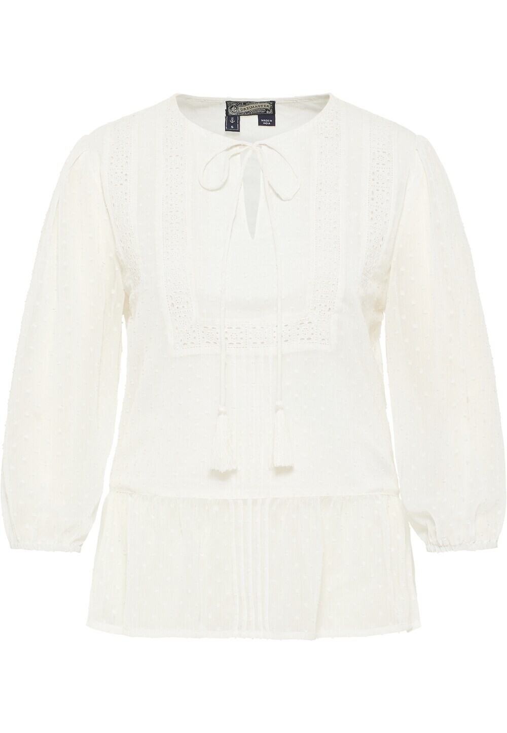 Блузка DreiMaster, шерсть белая
Блузка DreiMaster, шерсть белая