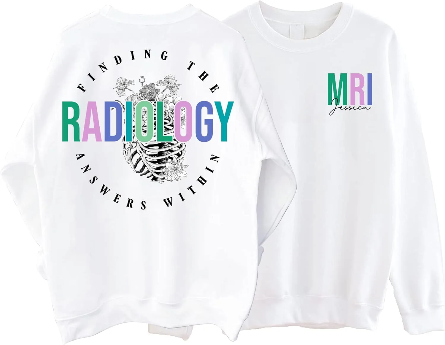 Персонализированный свитшот Radiology с отделением и именем HBL
Персонализированный свитшот Radiology с отделением и именем HBL