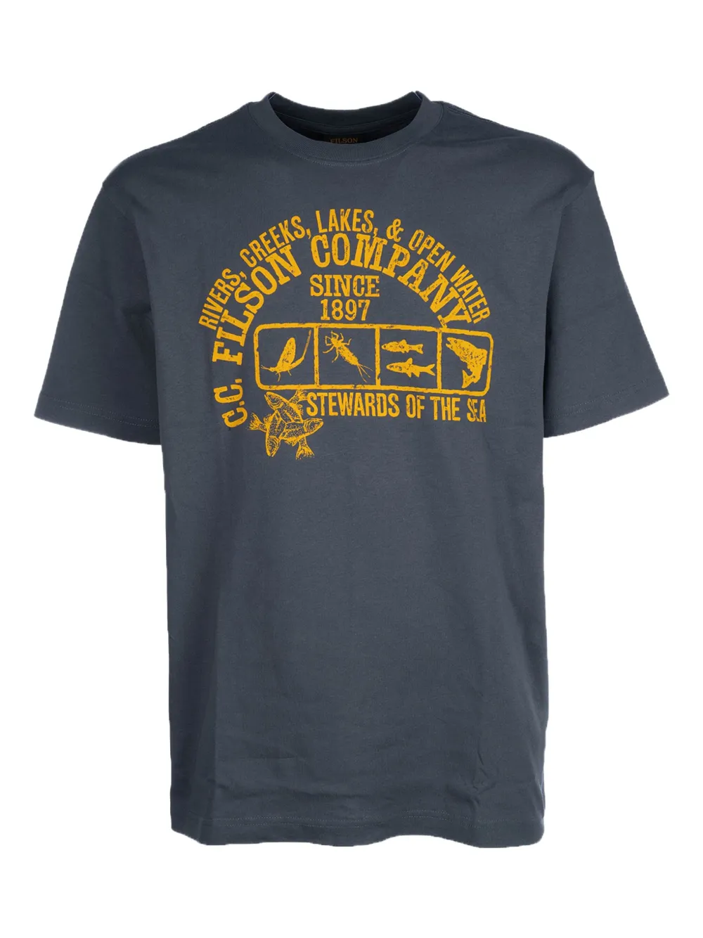 Футболка с графическим принтом Filson, синий
Футболка с графическим принтом Filson, синий