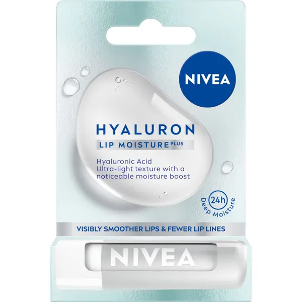 Увлажняющий бальзам для губ, 4,8 г Nivea Hyaluron lip moisture plus
Увлажняющий бальзам для губ, 4,8 г Nivea Hyaluron lip moisture plus