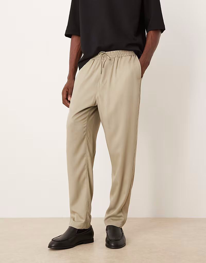 Зауженные брюки коричневого цвета Asos Design
Зауженные брюки коричневого цвета Asos Design