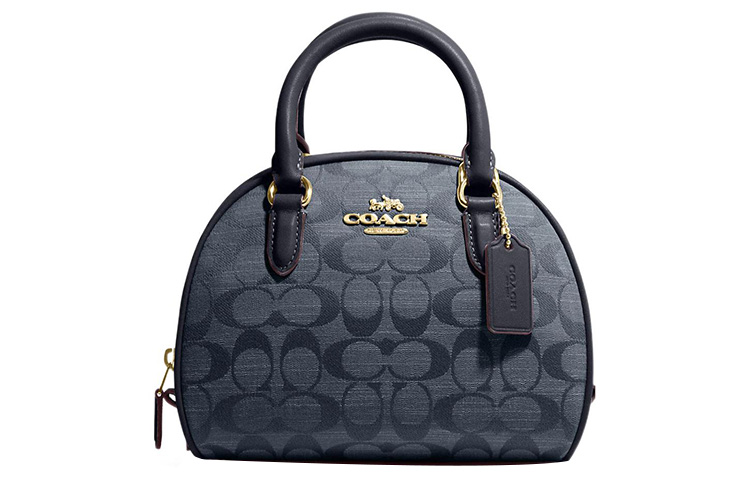 Сиднейская холщовая сумка через плечо с кожаными деталями маленького размера для женщин темно-синий COACH
Сиднейская холщовая сумка через плечо с кожаными деталями маленького размера для женщин темно-синий COACH