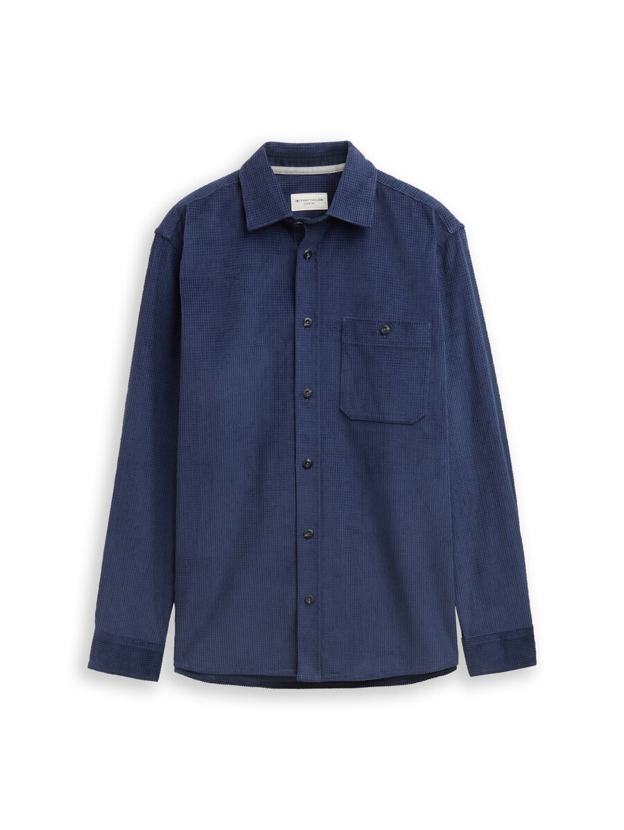 Рубашка на пуговицах Comfort fit TOM TAILOR, синий
Рубашка на пуговицах Comfort fit TOM TAILOR, синий