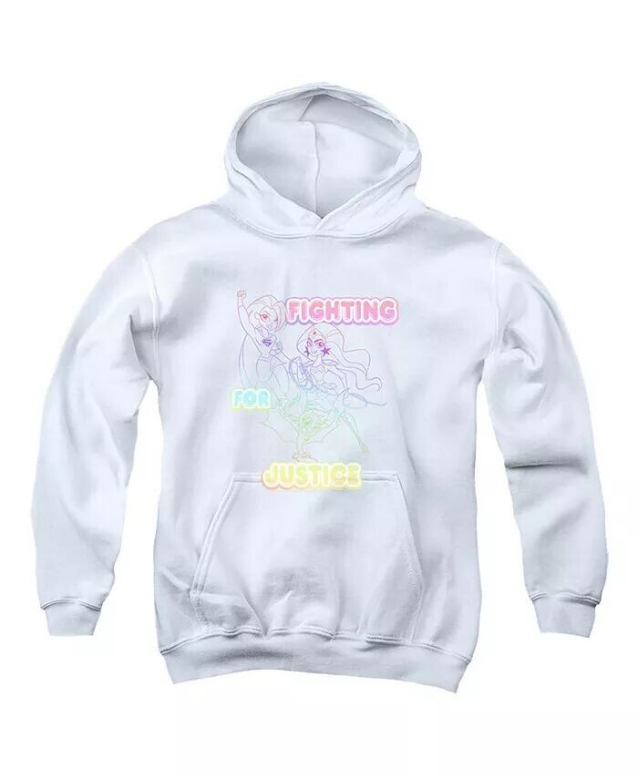 Мальчики DC Superhero Youth DC Comics Superhero Fighting For Justice Pull Over Hoodie / Толстовка с капюшоном DC Superhero Girls, белый
Мальчики DC Superhero Youth DC Comics Superhero Fighting For Justice Pull Over Hoodie / Толстовка с капюшоном DC Superhero Girls, белый
