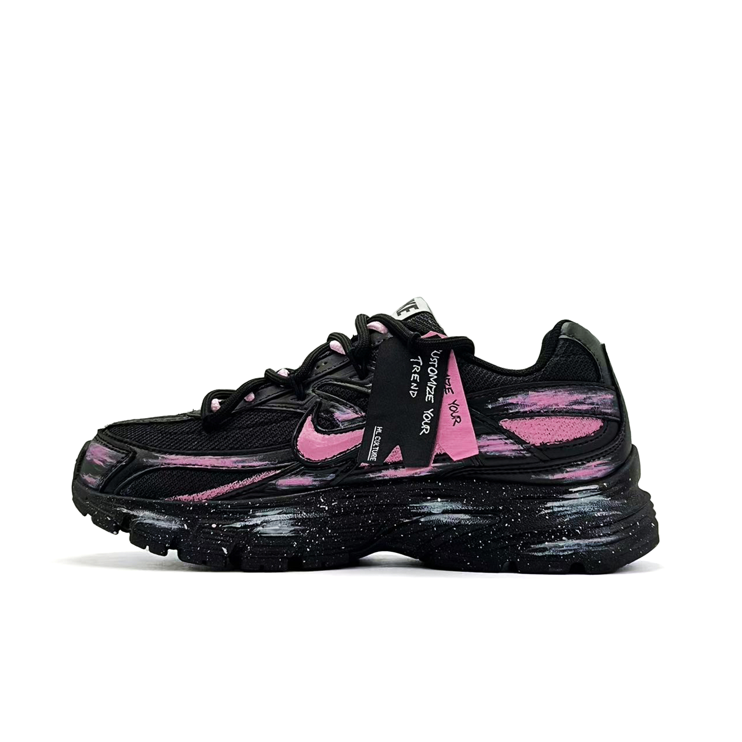 Nike Initiator Textile, Leather Cushioning, Wear Resistant Low top Sprint City Commute Running Shoes Unisex черный розовый
Nike Initiator Textile, Leather Cushioning, Wear Resistant Low top Sprint City Commute Running Shoes Unisex черный розовый