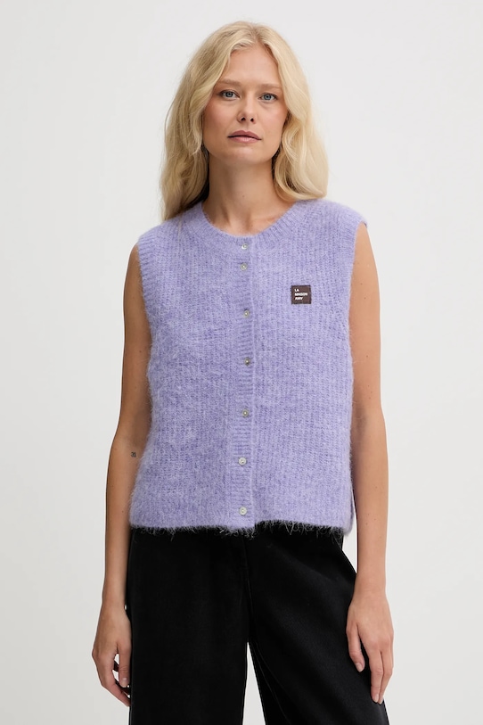 Жилет с добавлением шерсти American Vintage, фиолетовый
Жилет с добавлением шерсти American Vintage, фиолетовый