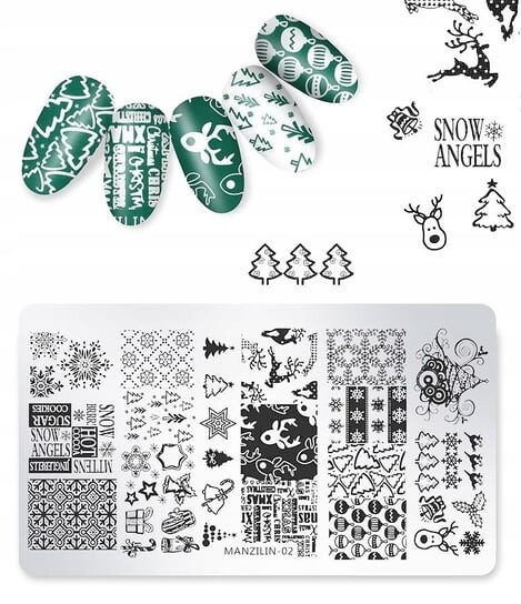 Пластина для штампов для ногтей РОЖДЕСТВО, Frezarkowo
Пластина для штампов для ногтей РОЖДЕСТВО, Frezarkowo