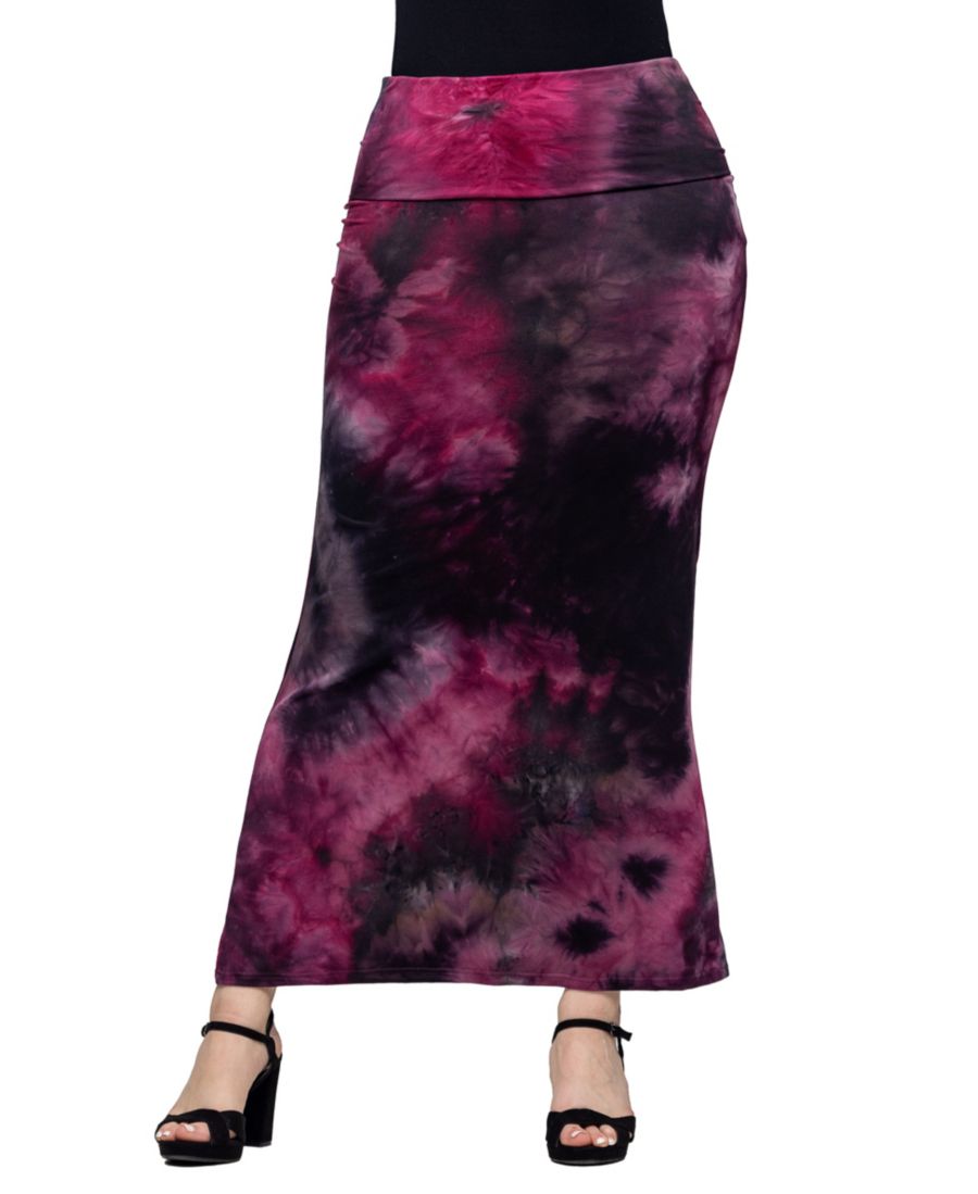 Женская розовая макси-юбка с эффектом тай-дай и отворотом на талии 24seven Comfort Apparel, Brown Multi
Женская розовая макси-юбка с эффектом тай-дай и отворотом на талии 24seven Comfort Apparel, Brown Multi