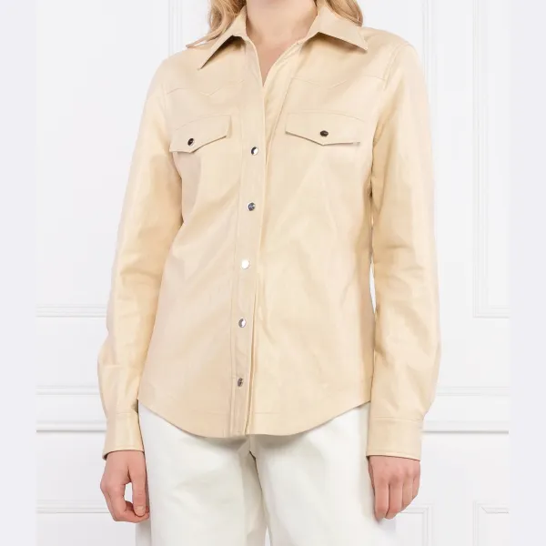 Рубашка-Пончик обычного кроя 2 Pinko, бежевый
Рубашка-Пончик обычного кроя 2 Pinko, бежевый