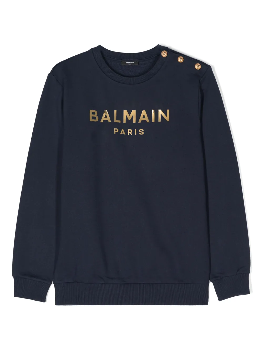 Толстовка с логотипом Balmain Kids, синий
Толстовка с логотипом Balmain Kids, синий