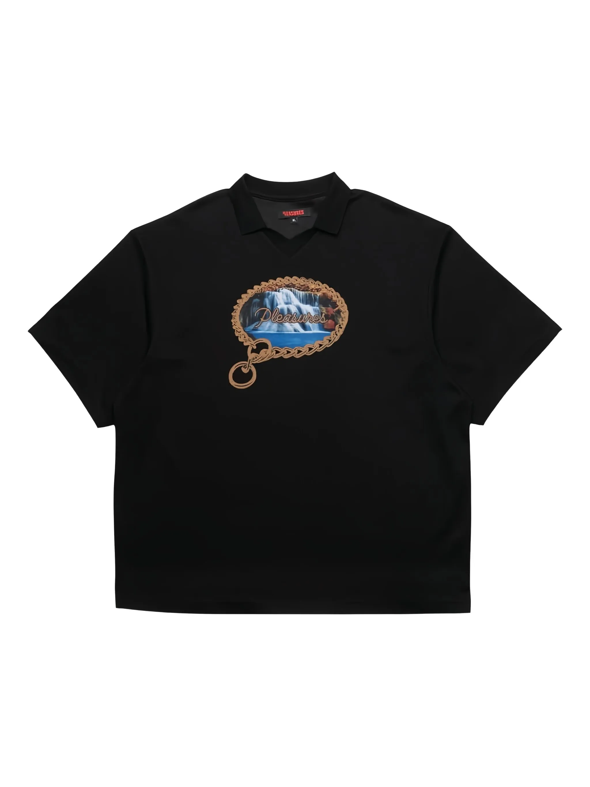 Футболка с логотипом Pleasures, черный
Футболка с логотипом Pleasures, черный