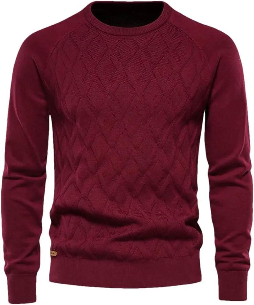 Мужской свитер Rhombus Basic с круглым вырезом и длинными рукавами Hndudnff
Мужской свитер Rhombus Basic с круглым вырезом и длинными рукавами Hndudnff