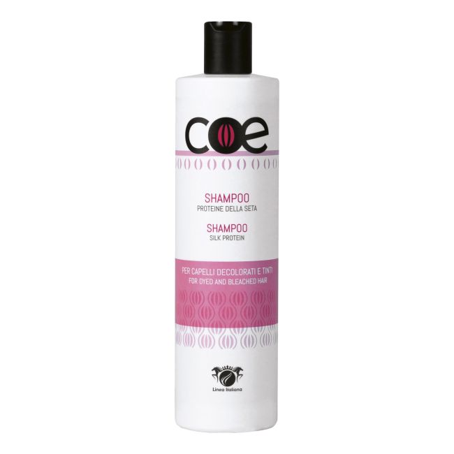 Шампунь для волос с протеинами шелка Coe Linea Italiana, 500 мл
Шампунь для волос с протеинами шелка Coe Linea Italiana, 500 мл