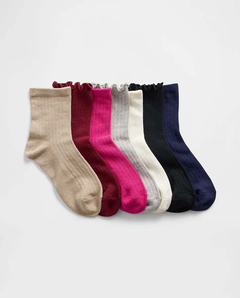 Набор из 7 детских фантазийных носков для девочки Gap, мультиколор
Набор из 7 детских фантазийных носков для девочки Gap, мультиколор