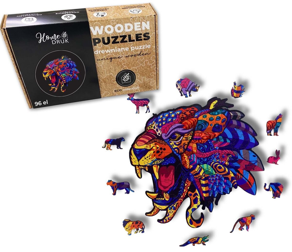 Деревянный пазл для детей и взрослых Тигр 2 Тигр 2 HOME DRUK
Деревянный пазл для детей и взрослых Тигр 2 Тигр 2 HOME DRUK
