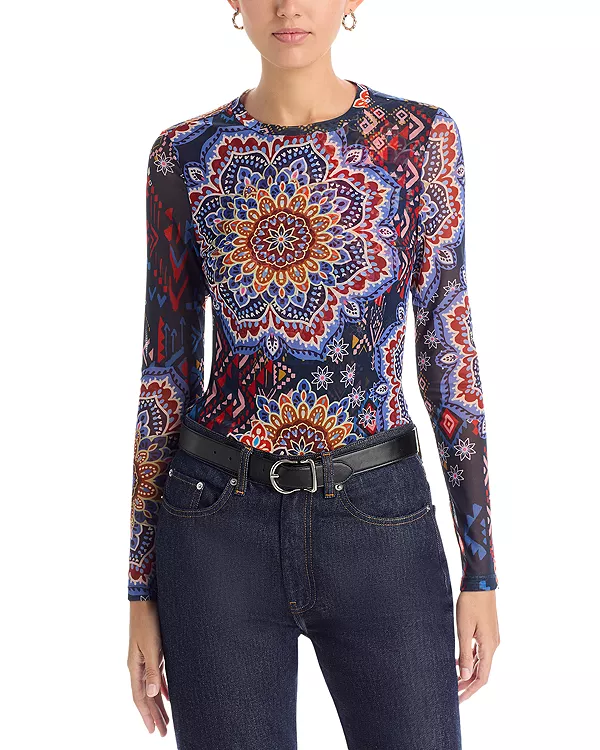 Топ с длинными рукавами Natalie Johnny Was, синий
Топ с длинными рукавами Natalie Johnny Was, синий