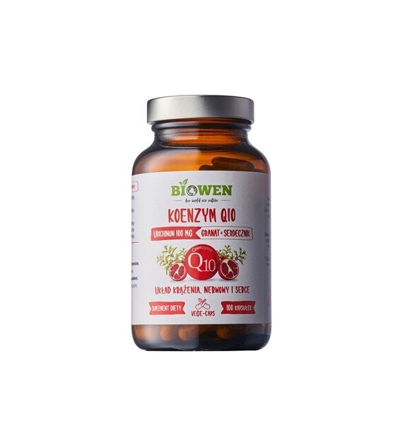 Biowen, Биологически активная добавка, коэнзим Q10, натуральная клеточная энергия, пустырник, гранат, 100 капсул Inna Marka
Biowen, Биологически активная добавка, коэнзим Q10, натуральная клеточная энергия, пустырник, гранат, 100 капсул Inna Marka