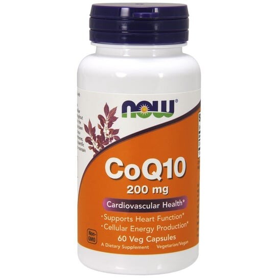 Now Foods, Coq10 200 мг 60 растительных капсул
Now Foods, Coq10 200 мг 60 растительных капсул