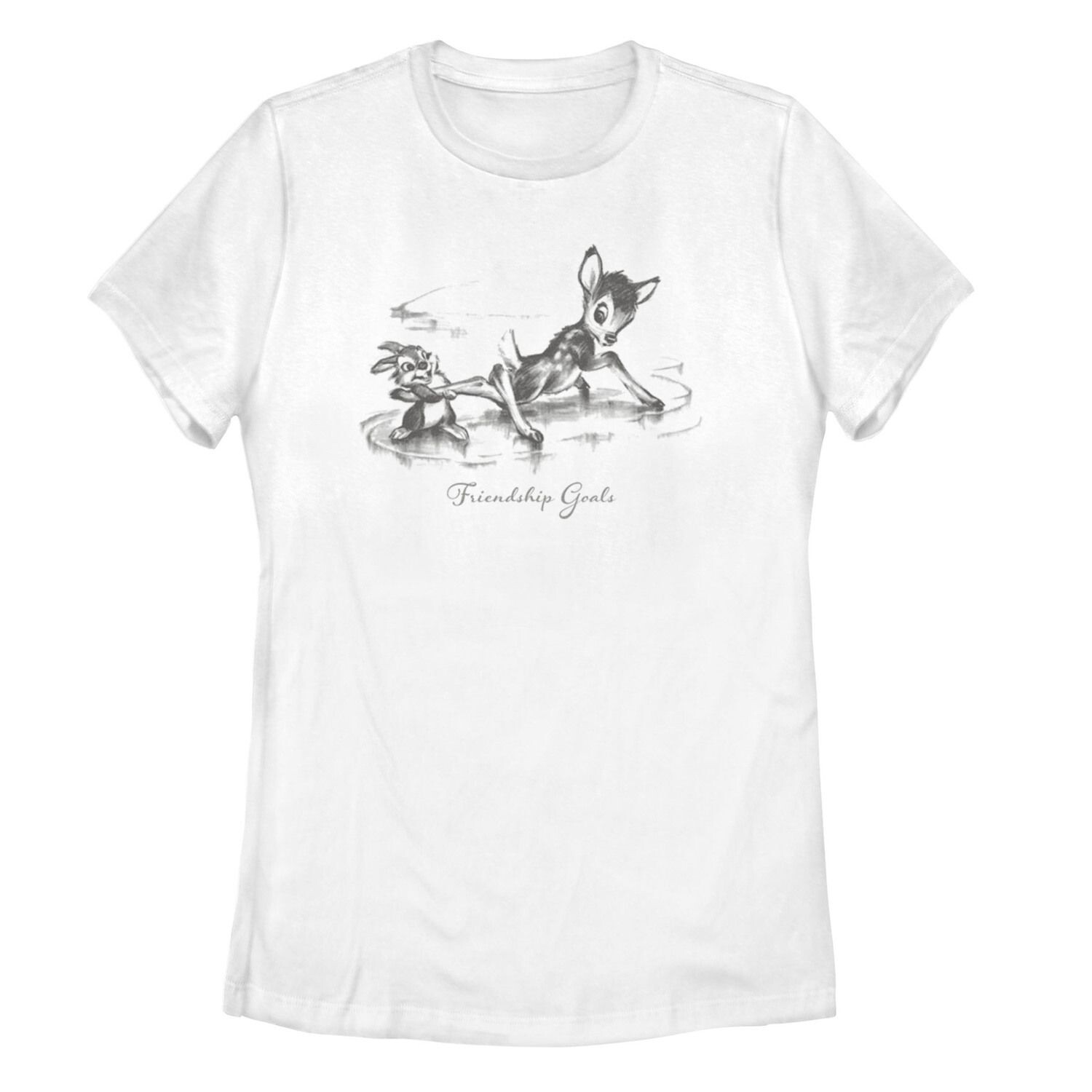 Детская футболка Disney's Bambi Thumper и Bambi Friendship Goals с графическим изображением Licensed Character
Детская футболка Disney's Bambi Thumper и Bambi Friendship Goals с графическим изображением Licensed Character