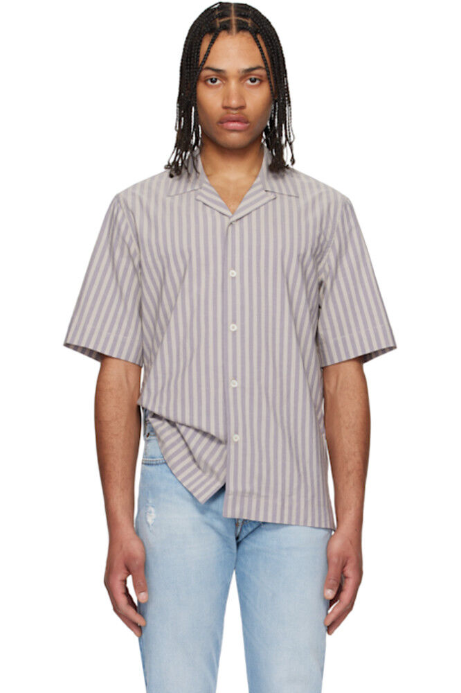 Рубашка классического кроя с коротким рукавом синего и серого цвета Paul Smith
Рубашка классического кроя с коротким рукавом синего и серого цвета Paul Smith