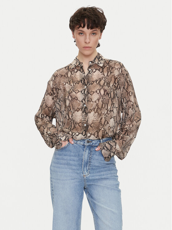 Рубашка оверсайз The Boyfriend 50539779 Hugo, коричневый
Рубашка оверсайз The Boyfriend 50539779 Hugo, коричневый