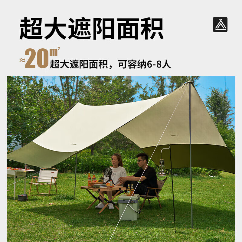 Шестиугольная уличная палатка с навесом WhitePeak, солнцезащитный тент с серебряным покрытием, палатка для кемпинга, вмещает 6-8 человек, площадь около 20 квадратных метров
Шестиугольная уличная палатка с навесом WhitePeak, солнцезащитный тент с серебряным покрытием, палатка для кемпинга, вмещает 6-8 человек, площадь около 20 квадратных метров