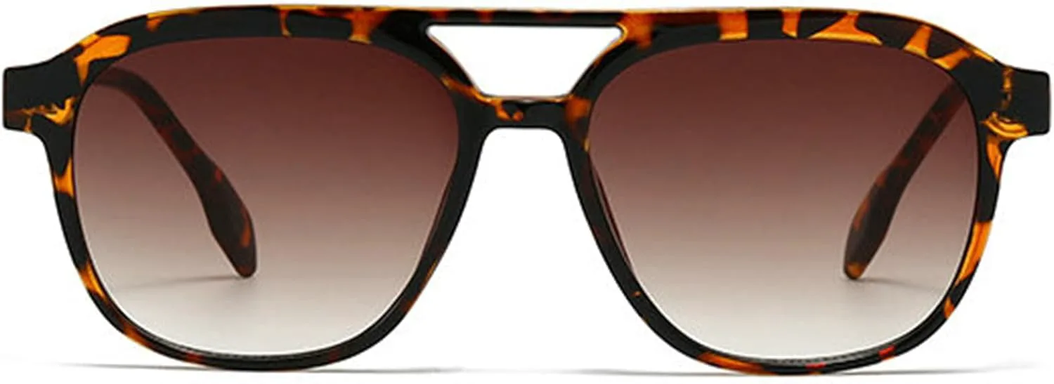 Солнцезащитные очки Willochra Trendy Double Bridge Pilot для женщин и мужчин, квадратной формы, в стиле ретро 70-х, с градиентным переходом цвета, UV400, C7
Солнцезащитные очки Willochra Trendy Double Bridge Pilot для женщин и мужчин, квадратной формы, в стиле ретро 70-х, с градиентным переходом цвета, UV400, C7