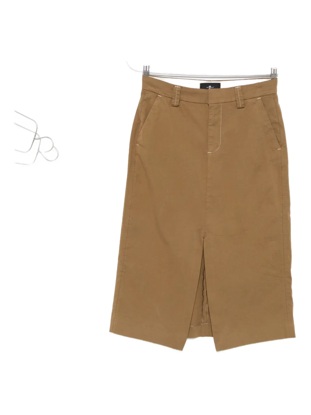 Юбка миди с контрастной строчкой 7 For All Mankind, нейтральный
Юбка миди с контрастной строчкой 7 For All Mankind, нейтральный