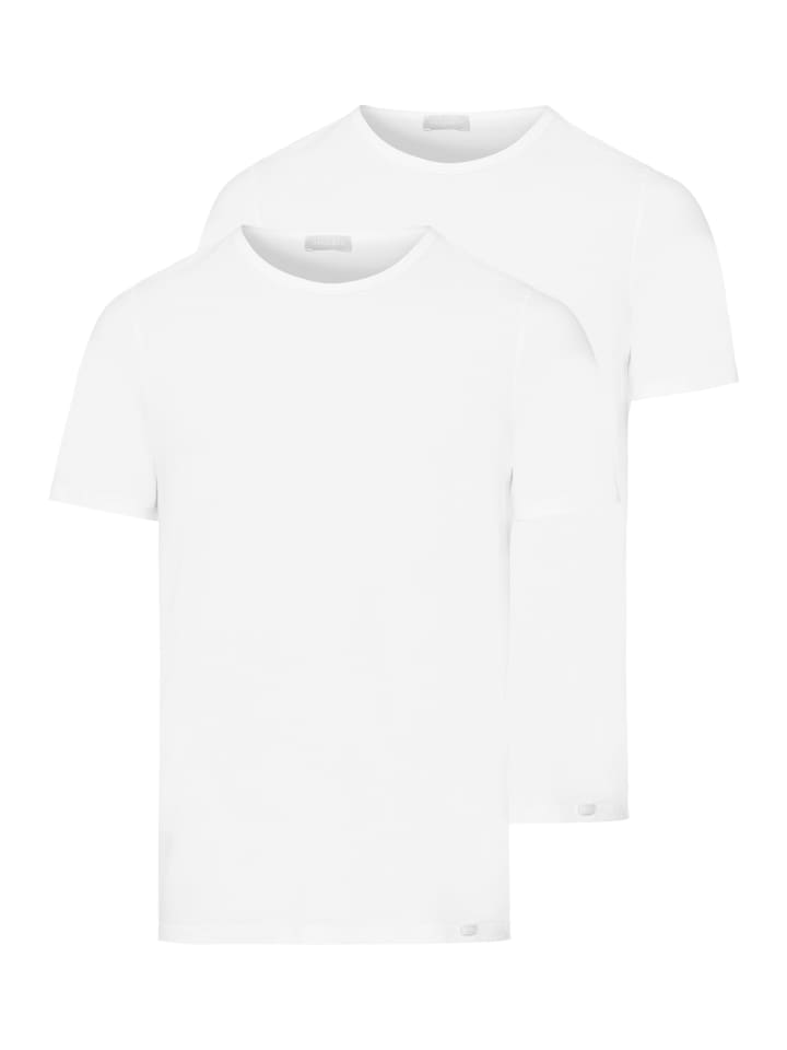 Майка / рубашка с короткими рукавами из хлопка Essentials белого цвета Hanro
Майка / рубашка с короткими рукавами из хлопка Essentials белого цвета Hanro