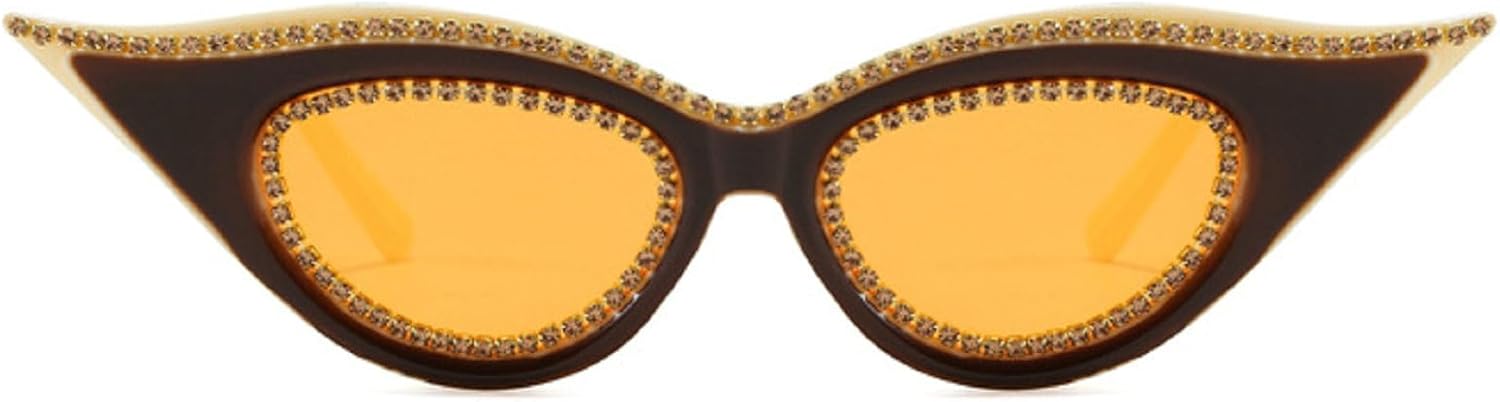 Солнцезащитные очки «кошачий глаз» со стразами для женщин, ретро, легкие, небольшие, модные, с защитой от УФ-излучения, женские солнцезащитные очки с бриллиантами mincl, C2
Солнцезащитные очки «кошачий глаз» со стразами для женщин, ретро, легкие, небольшие, модные, с защитой от УФ-излучения, женские солнцезащитные очки с бриллиантами mincl, C2