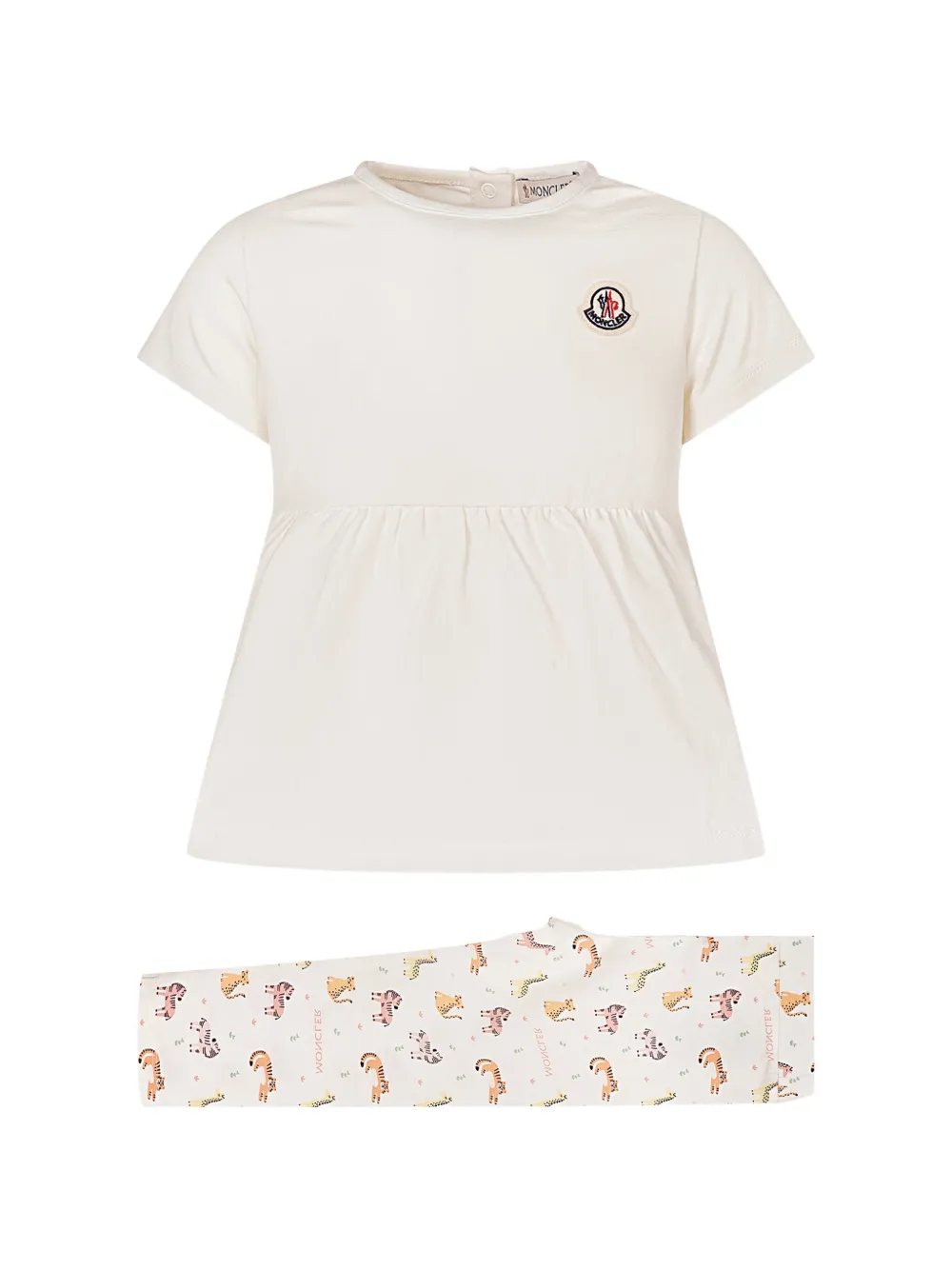 Спортивный костюм с нашивкой-логотипом Moncler Enfant, бежевый
Спортивный костюм с нашивкой-логотипом Moncler Enfant, бежевый