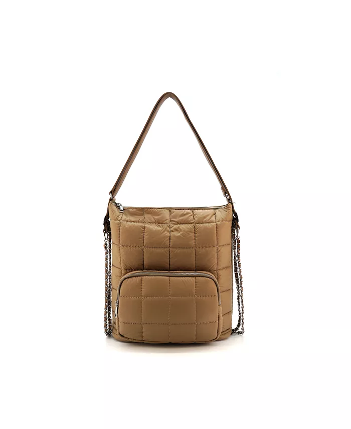 Odette Съемная стеганая сумка среднего размера через плечо LIKE DREAMS, коричневый/бежевый 
Odette Съемная стеганая сумка среднего размера через плечо LIKE DREAMS, коричневый/бежевый