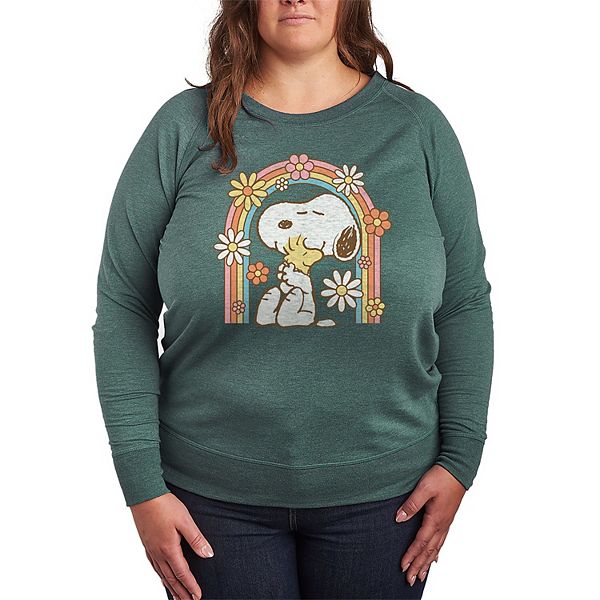 Футболка с длинным рукавом French terry Plus size Peanuts Snoopy & Woodstock в ретро-цветах радуги Licensed Character, Heather Green
Футболка с длинным рукавом French terry Plus size Peanuts Snoopy & Woodstock в ретро-цветах радуги Licensed Character, Heather Green