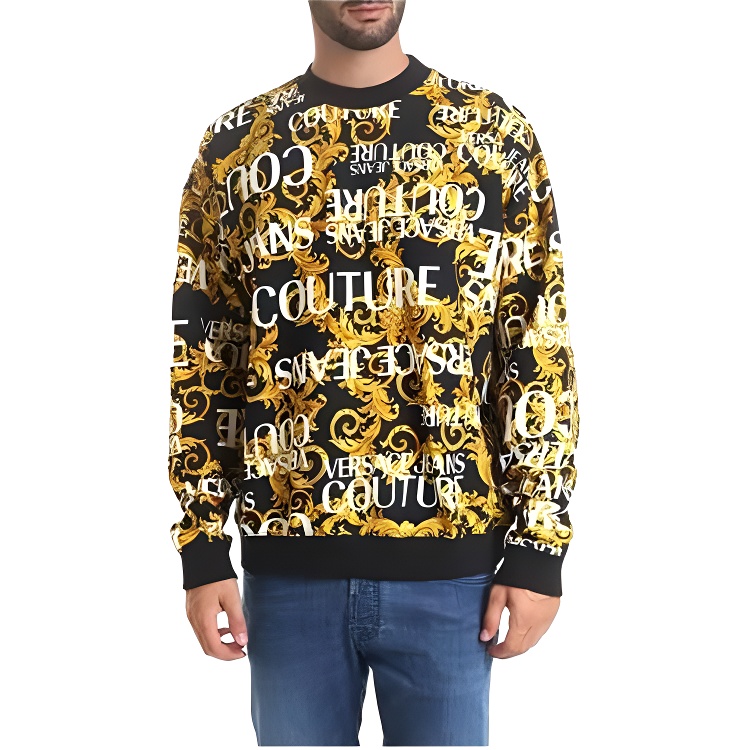 VERSACE Свитшот мужской черный с золотом
VERSACE Свитшот мужской черный с золотом