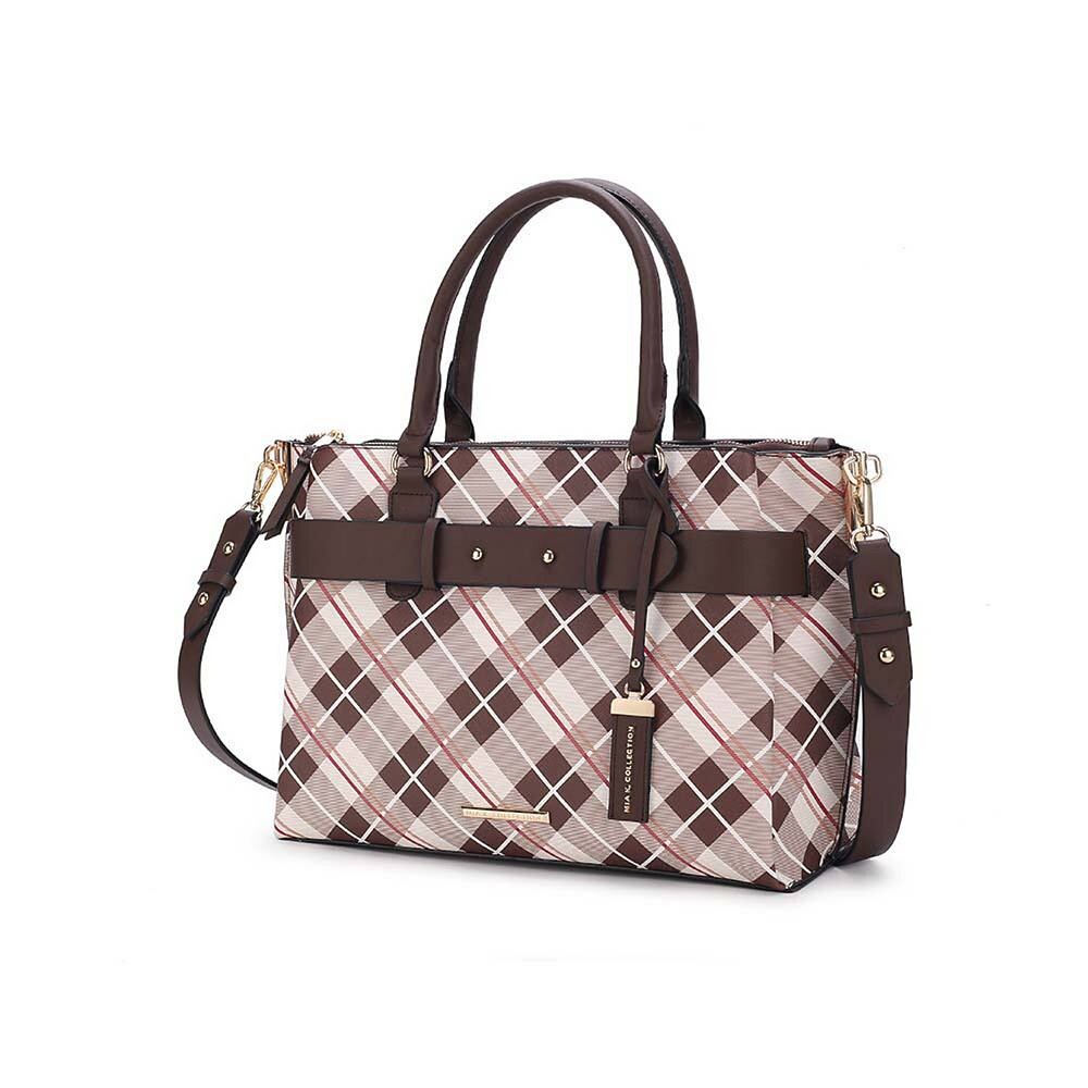 Коллекция MKF Женская сумка-саквояж Vivian из веганской кожи с клетчатым узором от Mia K MKF Collection, цвет Coffee, Коричневый, Коллекция MKF Женская сумка-саквояж Vivian из веганской кожи с клетчатым узором от Mia K MKF Collection, цвет Coffee
Коллекция MKF Женская сумка-саквояж Vivian из веганской кожи с клетчатым узором от Mia K MKF Collection, цвет Coffee, Коричневый, Коллекция MKF Женская сумка-саквояж Vivian из веганской кожи с клетчатым узором от Mia K MKF Collection, цвет Coffee