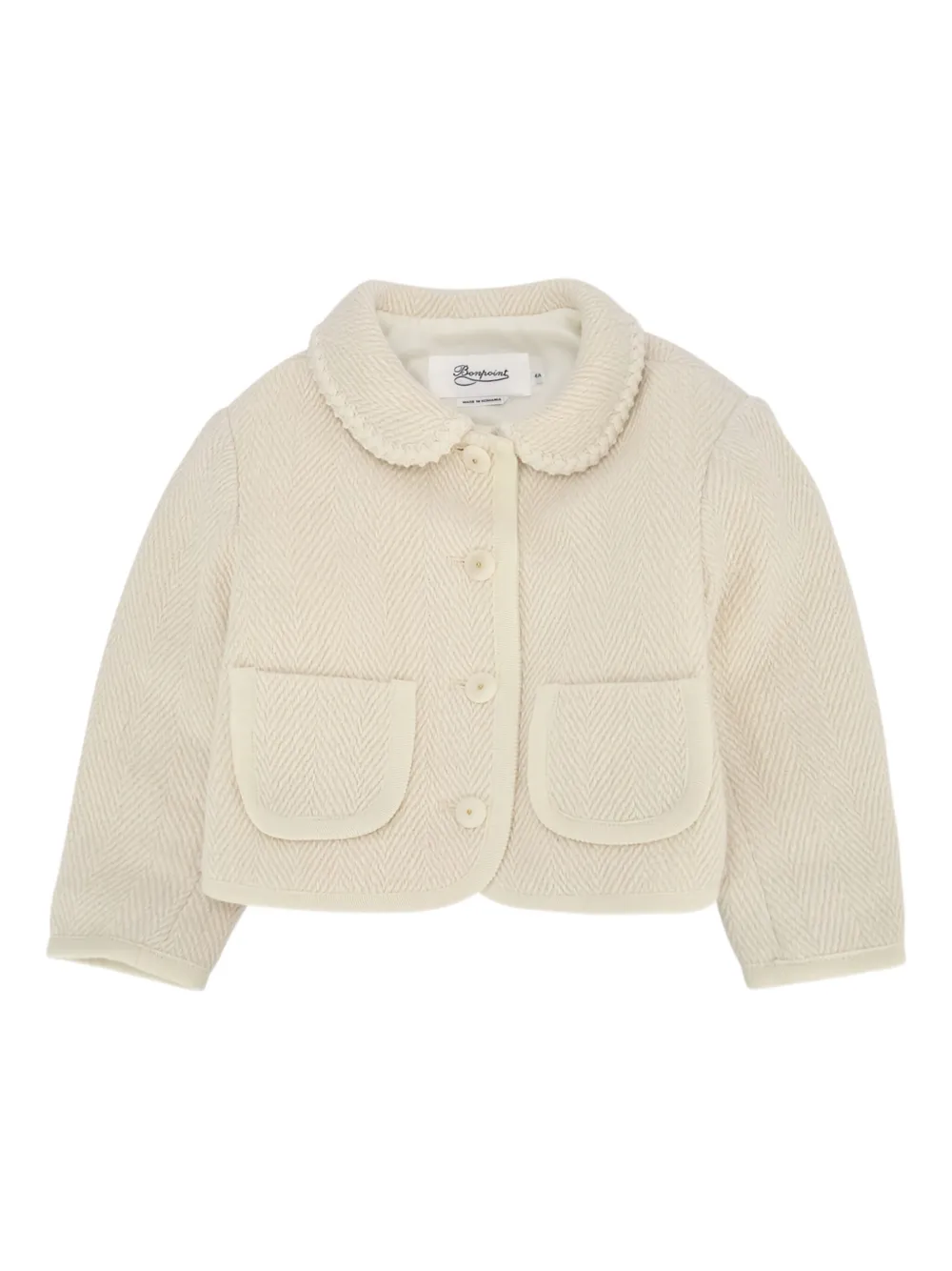 Куртка с узором в елочку Bonpoint, нейтральный
Куртка с узором в елочку Bonpoint, нейтральный