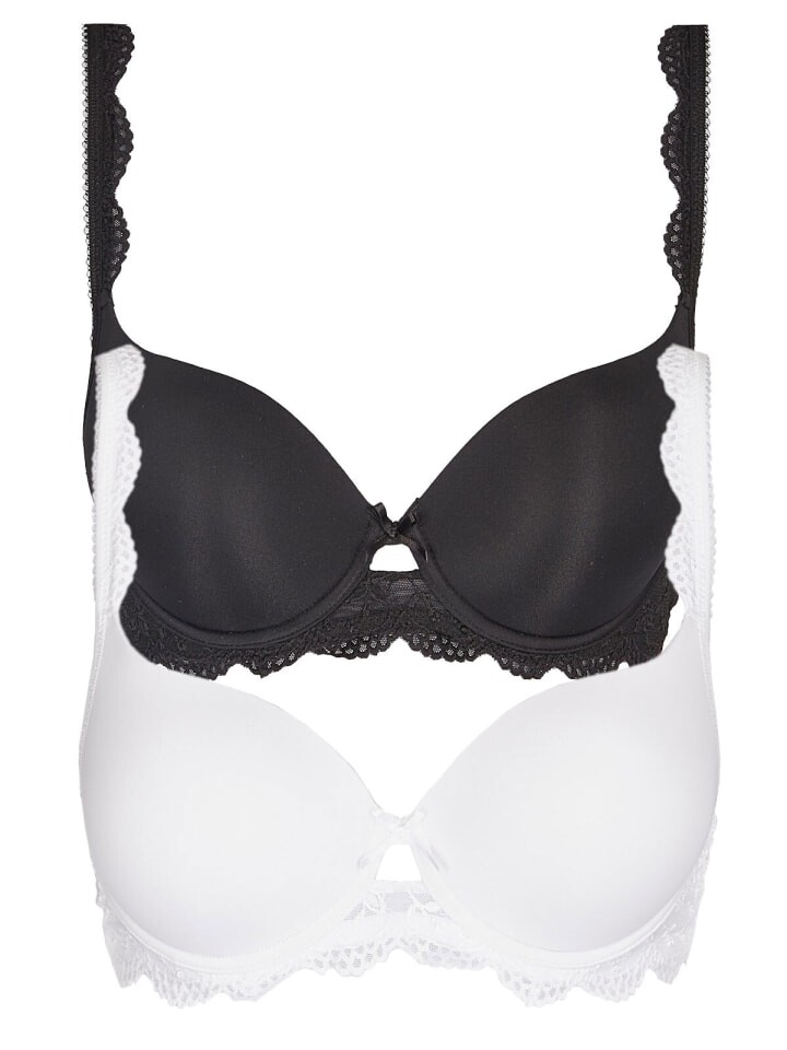 Бюстгальтер на косточках Nina von C., цвет weiss schwarz
Бюстгальтер на косточках Nina von C., цвет weiss schwarz