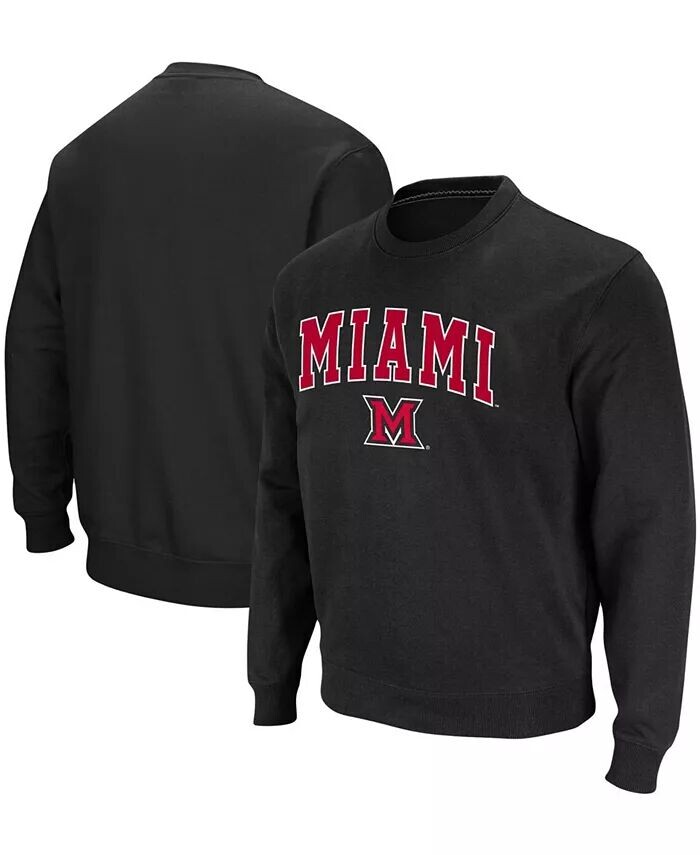 Мужская толстовка Miami University RedHawks Arch Logo с круглым вырезом Colosseum, черный
Мужская толстовка Miami University RedHawks Arch Logo с круглым вырезом Colosseum, черный