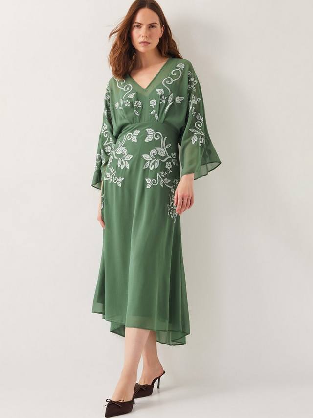 Вышитое платье ханны Monsoon, зеленый
Вышитое платье ханны Monsoon, зеленый