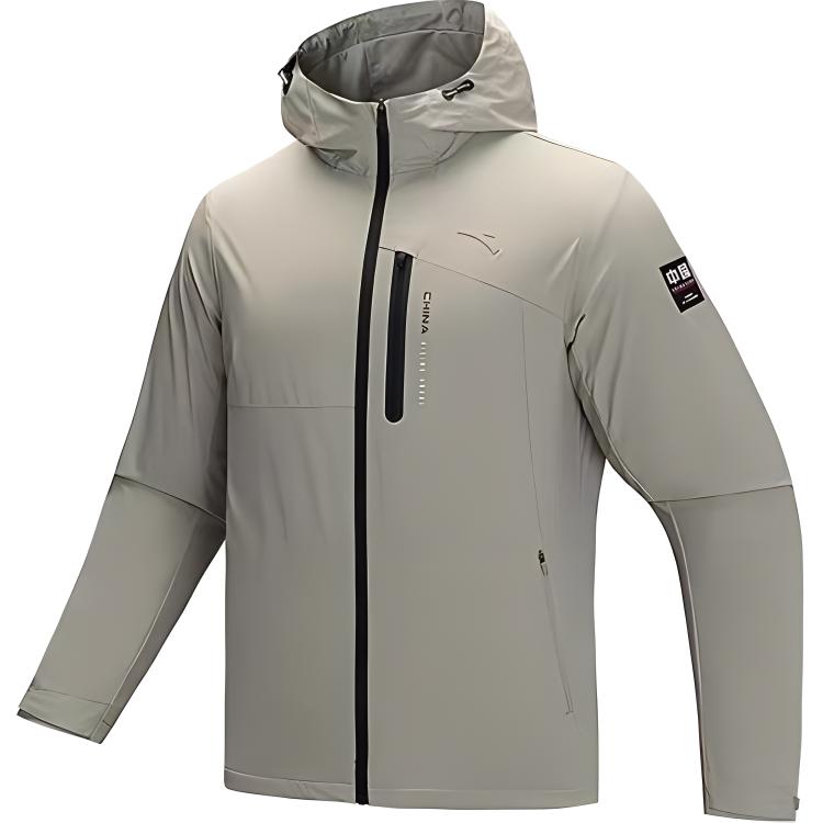 ANTA Куртка мужская дрейфующая серая, Floating Gray
ANTA Куртка мужская дрейфующая серая, Floating Gray