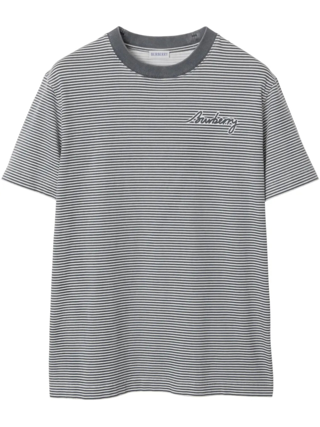 Футболка из хлопка в полоску Burberry, серый
Футболка из хлопка в полоску Burberry, серый
