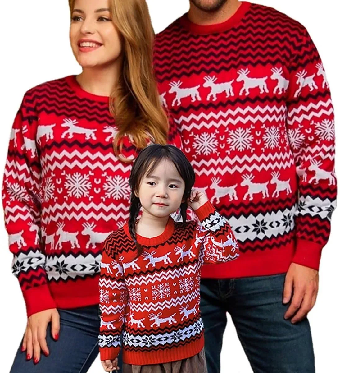 Свитер рождественский с оленями CQWL
Свитер рождественский с оленями CQWL