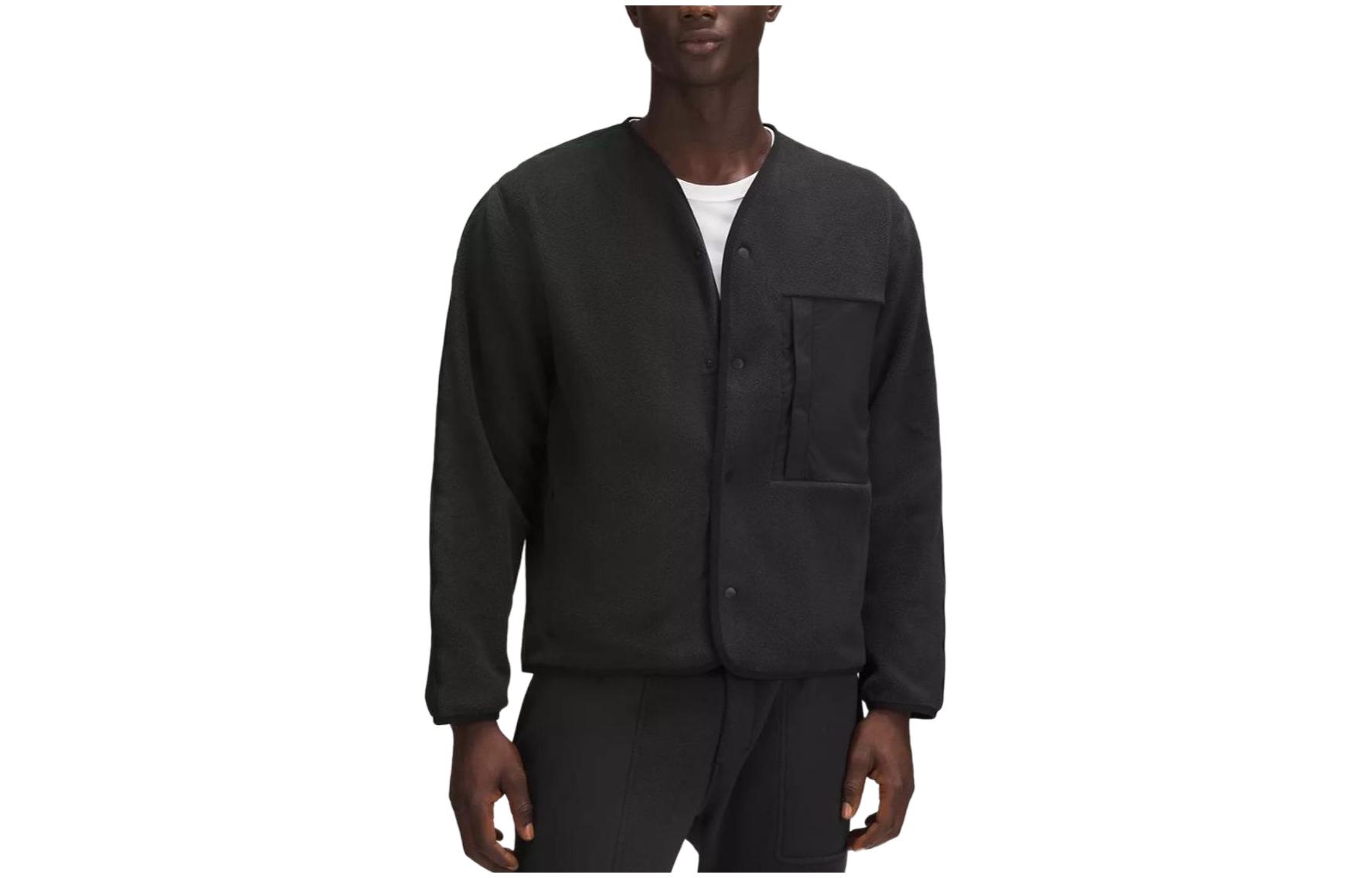 Lululemon Мужская куртка из флиса с вельветовой текстурой, Black/BLK
Lululemon Мужская куртка из флиса с вельветовой текстурой, Black/BLK