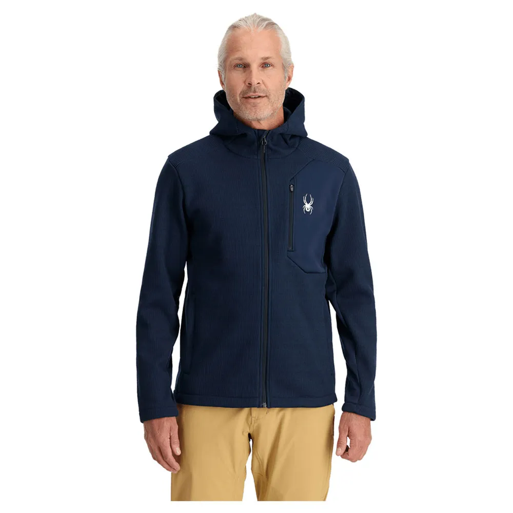 Флис Spyder Bandit full zip, синий 
Флис Spyder Bandit full zip, синий
