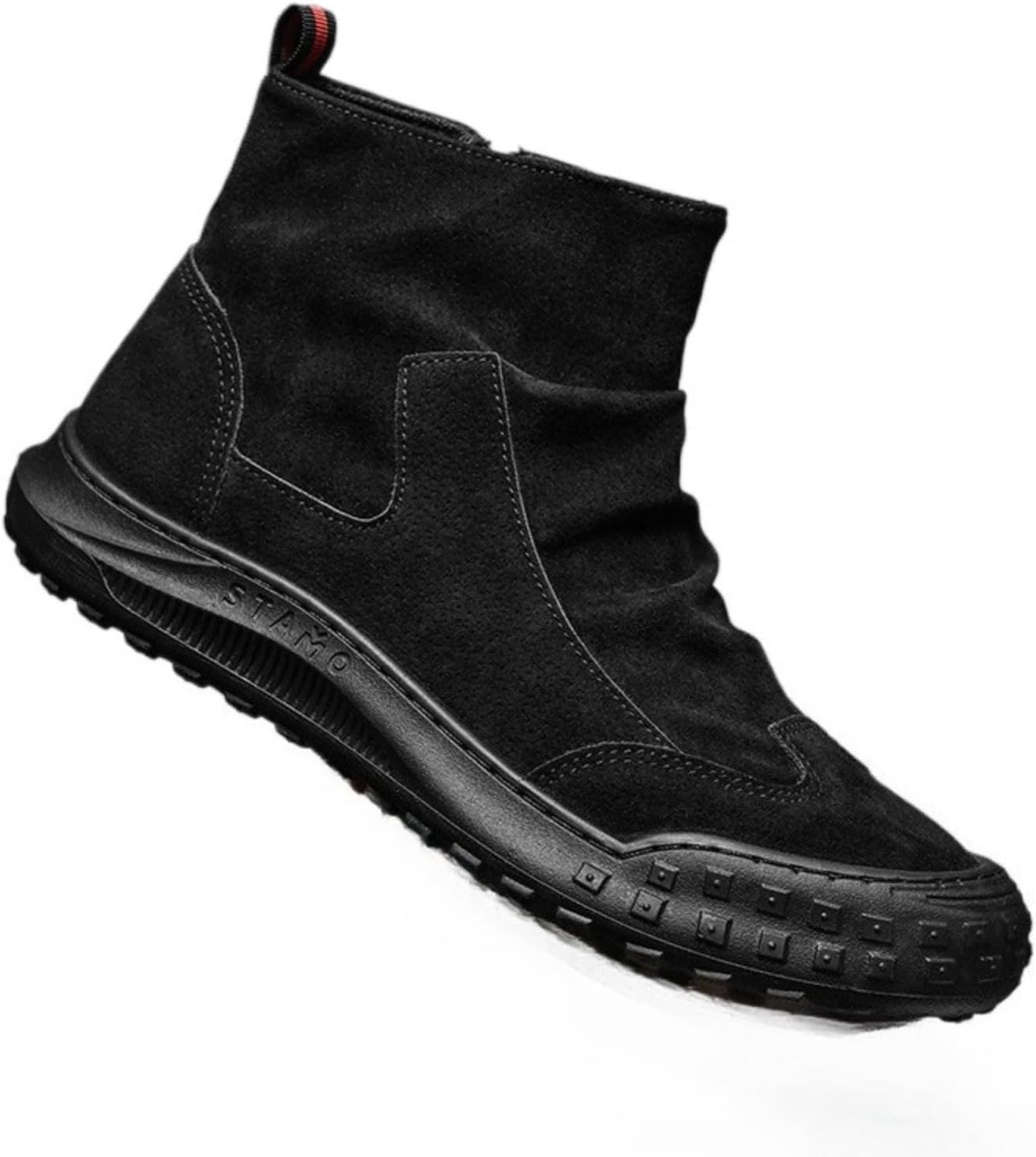 Мужские замшевые походные ботинки средней высоты, с боковой молнией, ботинки с толстой подошвой для прогулок по тропам Azttoztto, черный
Мужские замшевые походные ботинки средней высоты, с боковой молнией, ботинки с толстой подошвой для прогулок по тропам Azttoztto, черный