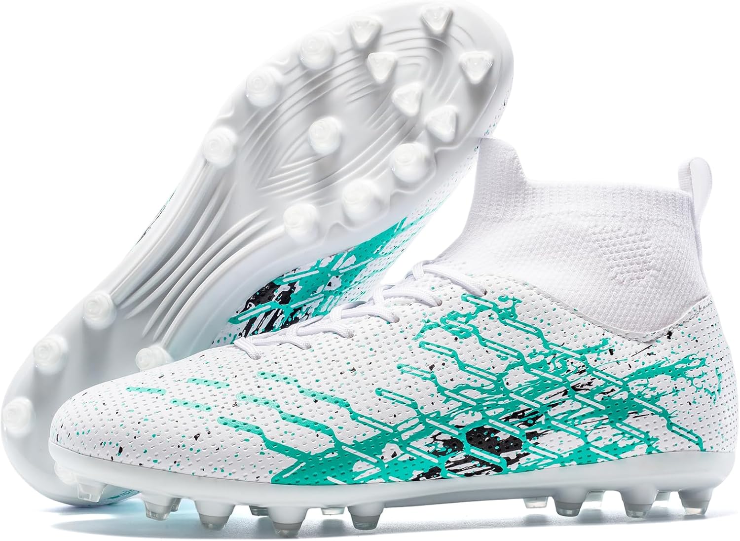 Футбольные бутсы унисекс, легкие, без шнуровки, подходят для разных типов покрытий, с поддержкой лодыжки, для начинающих и опытных игроков Lsidoryc, белый/зеленый
Футбольные бутсы унисекс, легкие, без шнуровки, подходят для разных типов покрытий, с поддержкой лодыжки, для начинающих и опытных игроков Lsidoryc, белый/зеленый