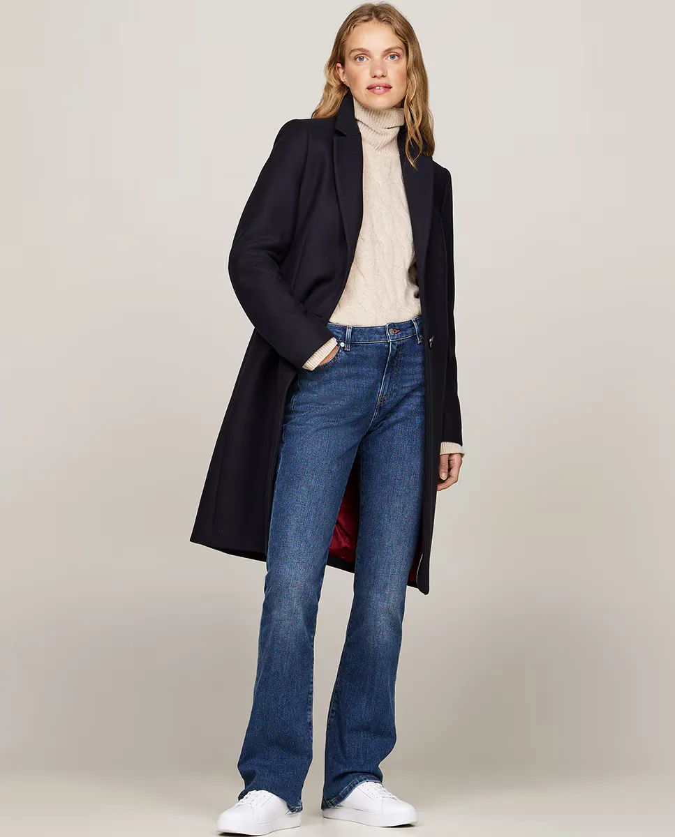 Длинное женское пальто с застежкой на пуговицы Tommy Hilfiger, темно-синий
Длинное женское пальто с застежкой на пуговицы Tommy Hilfiger, темно-синий