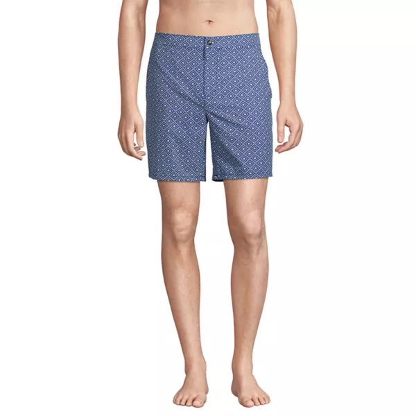 Мужские плавки Sunset 7 дюймов Lands' End, цвет deep navy diamond geo
Мужские плавки Sunset 7 дюймов Lands' End, цвет deep navy diamond geo
