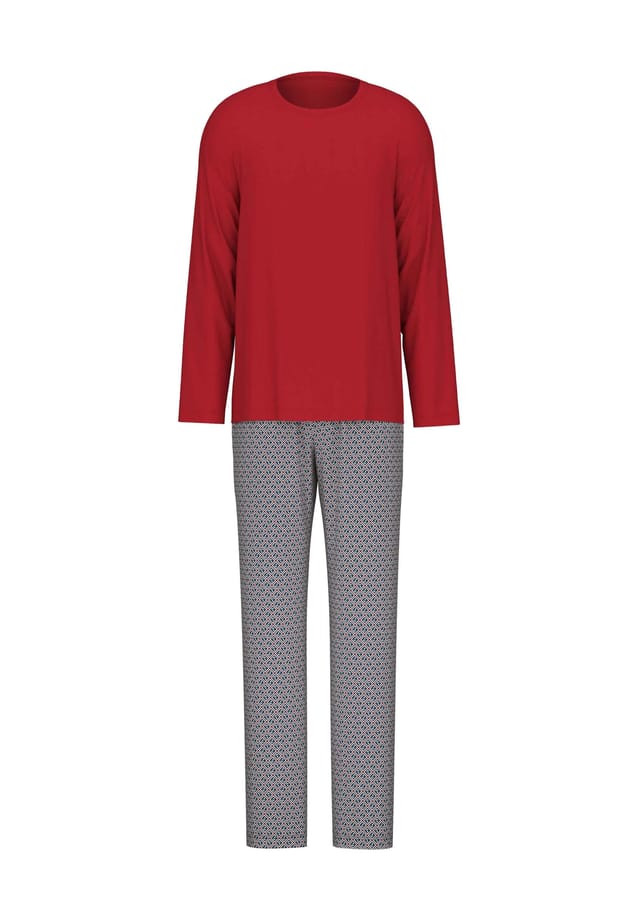 Расслабляющая обтекаемая пижама из хлопка Calida, цвет amaranth
Расслабляющая обтекаемая пижама из хлопка Calida, цвет amaranth