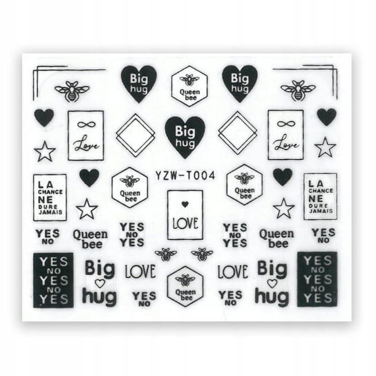 Наклейки для ногтей на водной основе YZW-T004, AllePaznokcie
Наклейки для ногтей на водной основе YZW-T004, AllePaznokcie